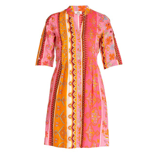 Vestido corto camisero 100% lino