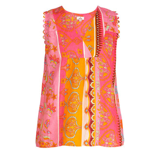 Blusa estampada manga sisa