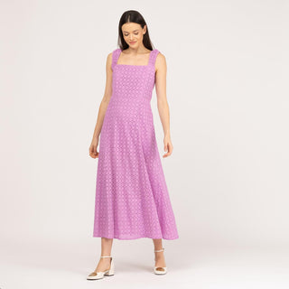 Vestido recto con espalda descubierta
