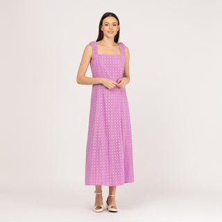 Vestido recto con espalda descubierta