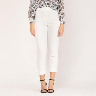 Pantalón recto con elástico
