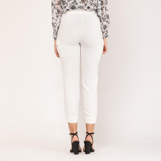 Pantalón recto con elástico