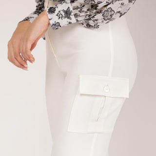 Pantalón recto con elástico